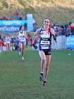 Rosie Smith (GB) finishing the BUPA Great Edinburgh Cross Country.